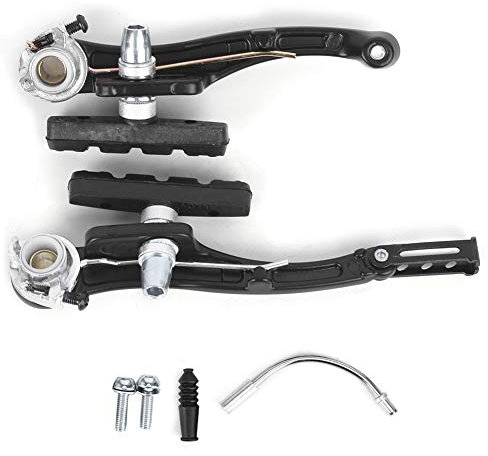 Bremssattel V-Brake, Set 1 Paar/2 Paar V-Brake Set, BMX, Fahrrad, V, Bremsbeläge, Kabel, Noodle, Schrauben, Fahrradschrauben, Aluminiumlegierung, vorne und hinten, V Bremssattel (1 Paar)