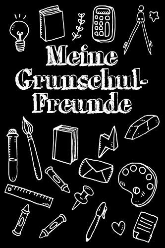 Meine Grundschulfreunde: Freundebuch für die Grundschule für Jungs und Mädchen