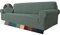 MAXIJIN Super Stretch Couch Bezug für 4-Sitzer Couch, extra große universelle Sofabezüge Jacquard Spandex Pet Dog Möbel Protector Fitted Couch Schonbezug (4 Sitzer, Erbsengrün)