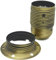 Fassung E27 Vintage Look Design Gold-Lack mit Schraubring Retro Patina Metall