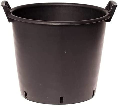 Muddy Hands Heavy Duty Large Plastic Plant Pot with Handles Outdoor Garden Vegetable Salad Flower Tree Planter Container (1, 60 Litre)
