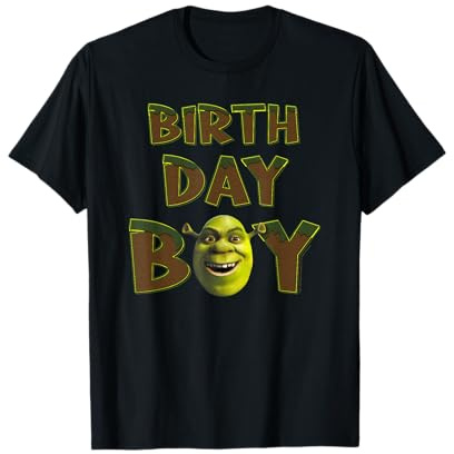 Shrek Birthday Boy Großes Gesicht T-Shirt