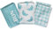 jilda-tex Geschirrtücher Küchentücher Spültücher 6er Pack 100% Baumwolle Verschiedene Designs (Bon Appetit)