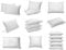 sunnypillow Premium Kopfkissen 5er Set Kissen 25x30 Füllung - Kissenfüllung Füllkissen Innenkissen Sofakissen - fest gefüllt, für Allergiker geeignet