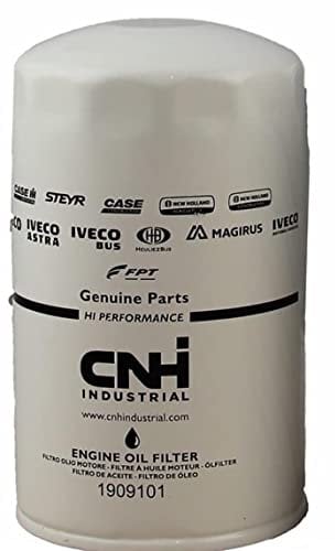 CNH Filtro olio motore trattore: Filtro originale CNH 1909101, Made in Italy