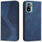 Mo-Somnus Kompatibel mit Xiaomi Redmi Note 10 4G/Xiaomi Redmi Note 10S Hülle, Magnet PU Leder Flip Wallet Case Tasche Handyhülle, Schutzhülle Brieftasche Klapphülle mit [Kartenfächer] (Blau)