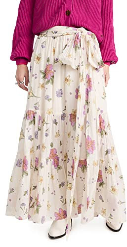 Free People Damen Luna Convertible Maxi, Elfenbein-Kombi., X-Klein