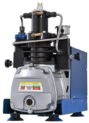 Mini Bomba pequeña Bomba de Aire de Alta presión de 30Mpa, Mini compresor de Aire eléctrico, Bomba de Aire refrigerada por Agua con Separador de Aceite y Agua, 220V, 2800r/min
