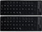 2pcs Universal Deutsche Tastaturaufkleber, Computer -Tastatur -Aufkleber Buchstabe Alphabet Für Computer Laptop Notebook Desktop