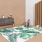 WENYAPJYC Tropisch Dschungel Grün Blätter Teppiche Quadratisch Modernes Wohnzimmer Zimmer Schlafzimmer Küche Antirutsch Waschbar (Farbe 2, 120x160 cm)