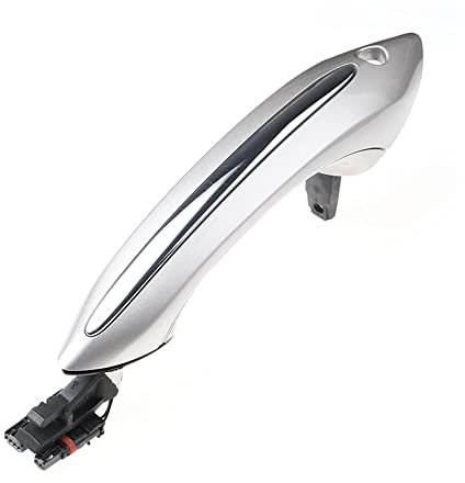 TUHBCX Auto Türgriff Abdeckung Für BMW 5er 7er Weiß Auto Außen Komfortzugang Türgriff F01 F02 F06 F10 520d 520i 525d 528i 530d 530i(Rear Left)