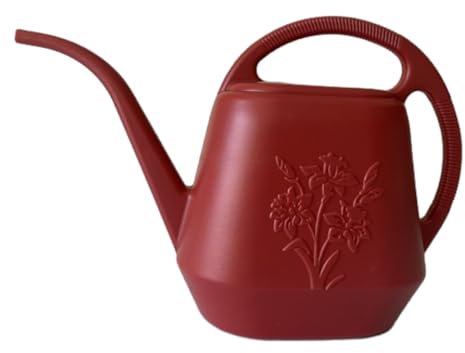 Sharplace Arrosoir de Jardin Moderne, Pot d'eau de Jardinage, pour Cour, Maison, Fleur, Bureau, intérieur et extérieur, Rouge
