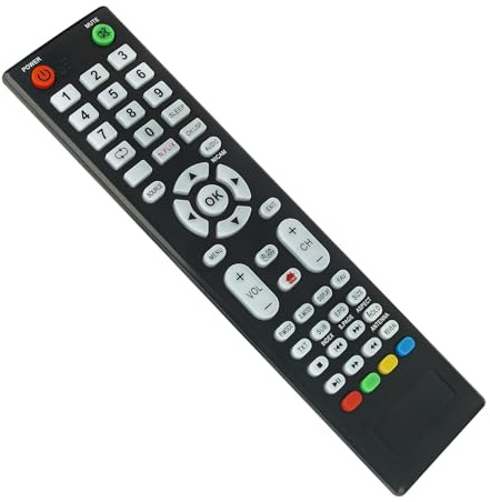 VINABTY Sostituisci il telecomando Adatta per BOLVA Smart Television S-4366 S-3288 S-4088 S-4098 S-4088 BL-6566S TV