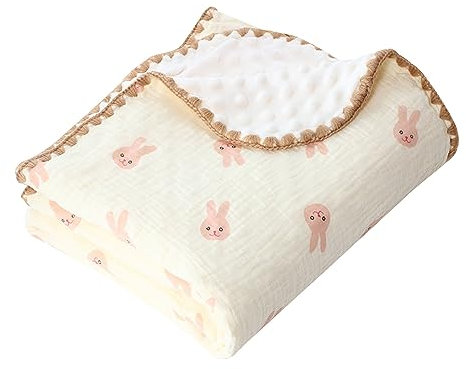 SANRLO Steppdecke für Neugeborene, Kinderbettdecke, Babydecke, Wickeldecke, Kinderwagen-Abdeckung, Bettwäsche, atmungsaktive Wickeldecke