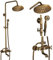 XUSHIQMG Handbrause Luxus-Duschset Wasserhahn Doppelgriff Badezimmer Regendusche Mischbatterie Wasserhahn Wandmontage Duschhahn C 01 China-China_Duschhahn_A-01