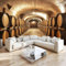Murale Photo Papier Peint 350 x 256 cm Intissé Tableaux Poster Mural Tapisserie Cave À Vin Souterraine Barriques Vin Papier Peint Panoramique Brun Salon Maison Décorative Tenture Appartement