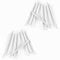 Radiator Pipe Covers White, Pipe Insulation 15mm; 19.5cm Long Snap On PVC Plastic Cover; Pack of 16 Customizable Radiator Pipe Collars or Radiator Sleeves