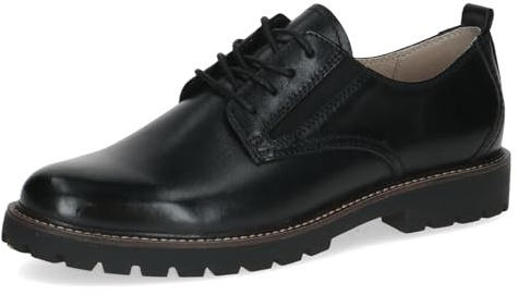 Caprice Damen 9-23703-45 Schnürer, Black Nappa, 40 EU