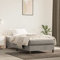 ShGaxin Boxspringbett Hellgrau 90x190 cm Samt, Bett, Bettgestell, Jugendbett, Schlafzimmer Bett, Bed Frame 3120742
