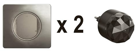 LEGRAND | Pack Démarrage Volet Roulant Connecté, Céliane Titanium, Contrôle À Distance Via App Home + Control, Commande Par La Voix Avec Assistants Vocaux, Installation Facile Sans Fil Supplémentaire