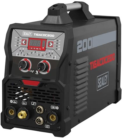 Sealey TIG/MMA (Arc/Stick) AC/DC Pulse Inverter Welder 200A 230V - TIGACDC200
