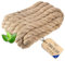 Creative Deco 10m Corde de Jute Epaisseur 50mm | Personnalisation Possible Tous Les 5m | Corde Solide et Durable | Torsadé en Fibres Naturelles | Bricolage, Balustrade, Jardin et Maison