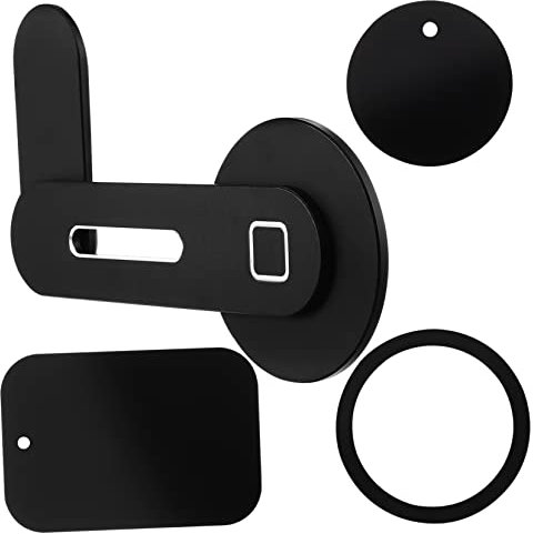 Tofficu Portable Magnetic Phone Holder for Laptop Desk Stand Round Rectangular Plates Hands- Movie Viewing Easy to Use