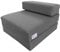 MyLayabout Kids Z Bed - Memory Foam Chair bed & Fold up Mattress | Available in 11 colours. Perfect for childrens sleepovers, reading corners or gaming. (Grey, one size)