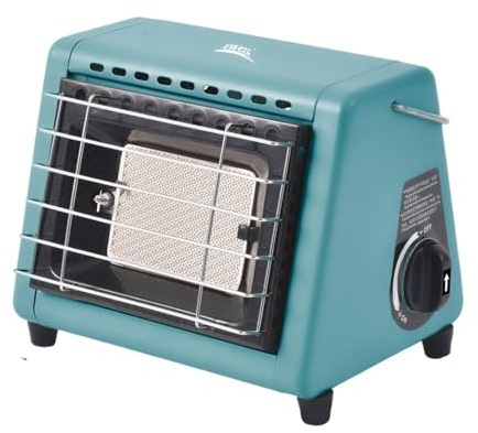 Chauffage à gaz Portable, Chauffage au for Tente avec poignée, de Camping en Plein air for et pêche(Burgundy)