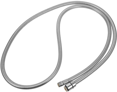 HOUDERCO Flexible de Bain en Acier Inoxydable 2M, Finition Lisse Anti-Corrosion Raccord Mâle/Femelle, pour Pulvérisateur de Salle de Bain
