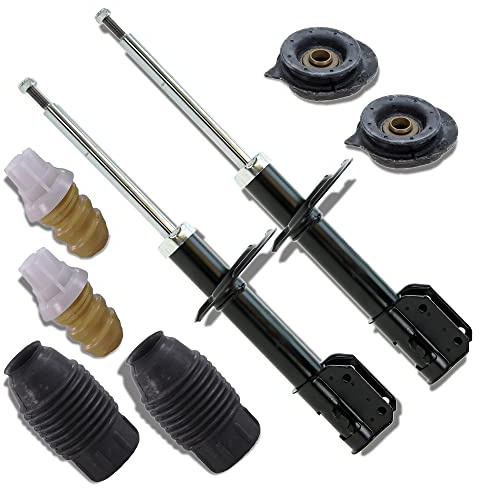 2 Stoßdämpfer Vorderachse vorne inkl. Domlager und Staubschutz-Set