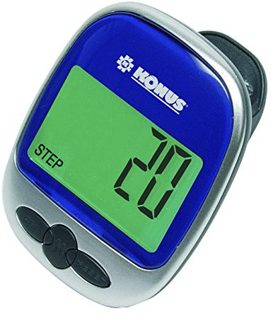 Konus Zippy-9 Contapassi con Multifunzioni, Blue/Argento