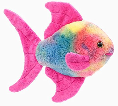 EBO 60545 - Regenbogenfisch, 16cm, pink-bunt