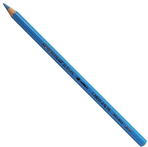 Caran d'Ache Supracolor Watersoluble Pencil, Blue Jeans (3888.155)