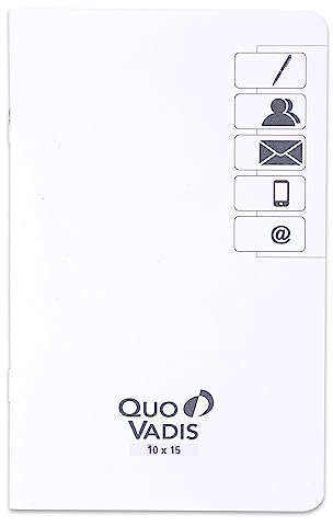 Quo vadis-table für Agenden abnehmbarer 16 x 24 cm weiß