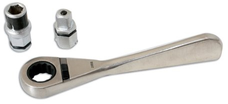 Laser 4002 Go Thru Ratchet with Bit & Socket Adaptor 1/4D