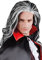 Karneval-Klamotten Perücke Vampir Dracula Herren Erwachsene lang Zubehör Halloween Karneval