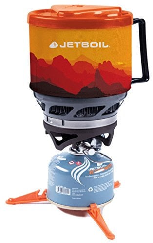 Jetboil MiniMo Cooking System - Gas, Portable Stove, Metal, Sunset