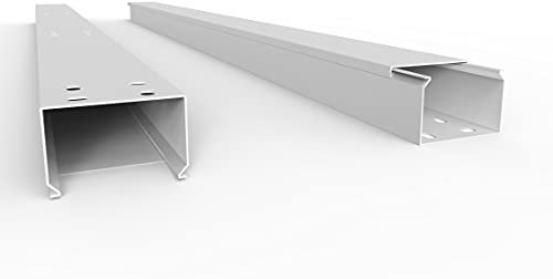 SCOS Smartcosat SCOSKK56 10 m Kabelkanal (L x B x H 2000 x 60 x 40 mm, PVC, Kabelleiste, Schraubbar) weiß