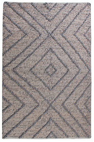 The Rug Republic Teppich Worgan grau 60 x 90 cm