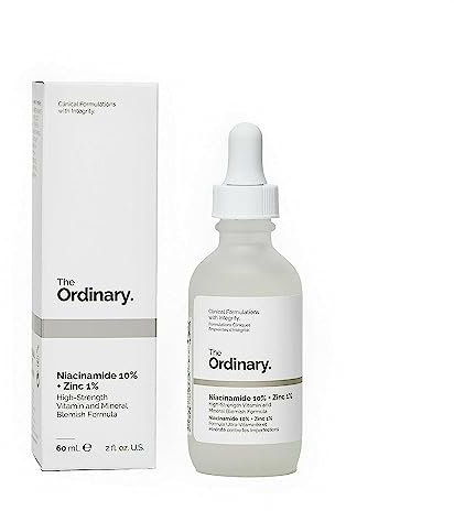 The Ordinary Sérum anti-imperfections, niacinamide 10 % + zinc 1 %, grand format 60 ml