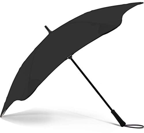 Blunt Executive Stockschirm Regenschirm schwarz | groß & sturmfest für 2 Personen – 138 cm Ø | Innovatives & patentiertes Design – getestet im Windkanal