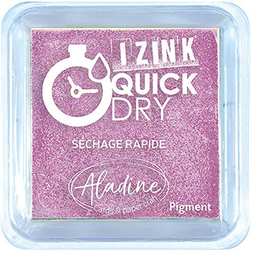 Aladine Izink Quick Dry Stempelkissen, Pastellviolett, 5 x 5 cm