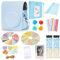 Yosuny Instant camera Mini 12 Accessories, Compatible with Fujifilm Instax Film Cameras, Includes Protective Case/Album/Filter/Photo Case/Photo Holder and More-11 in 1(Blue)