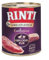 Rinti - Singlefleisch Exclusive | Nassfutter mit 100% Geflügel für Sensible, ausgewachsene Hunde. Alleinfutter in der Dose ohne Getreide und künstliche Zusätze | 6x800g Geflügel Pur