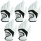 LOVMEAD Golfhandschuhe Herren Linke Hand 5 Stück, Allwetter Leder Cabretta Griff Golf Handschuh Links Hand Weicher Komfort Passform Größe S (Linke Hand, S)