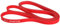 PANTIK Bande de résistance pour homme et femme - Bandes de traction pour étirements du corps, dynamophilie, yoga, pilates (rouge : 6,8 à 15,9 kg)