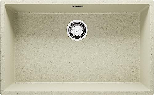 Fregadero bajo Encimera Beige 76x47cm, 1 Seno + Sifón, Granito al mueble 80cm - London de Primagran