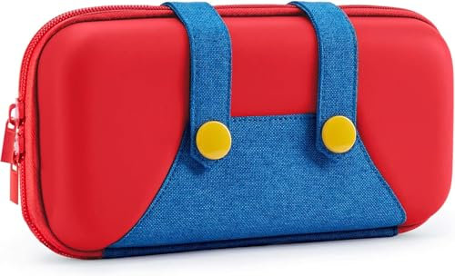 PALPOW Switch Tasche Kompatibel mit Nintendo Switch and Switch OLED, Niedliche Switch Case Tragetasche mit Spielehaltern