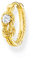 Thomas Sabo Einzel Creole Seil mit Knoten gold vergoldetes Silber CR695-414-14